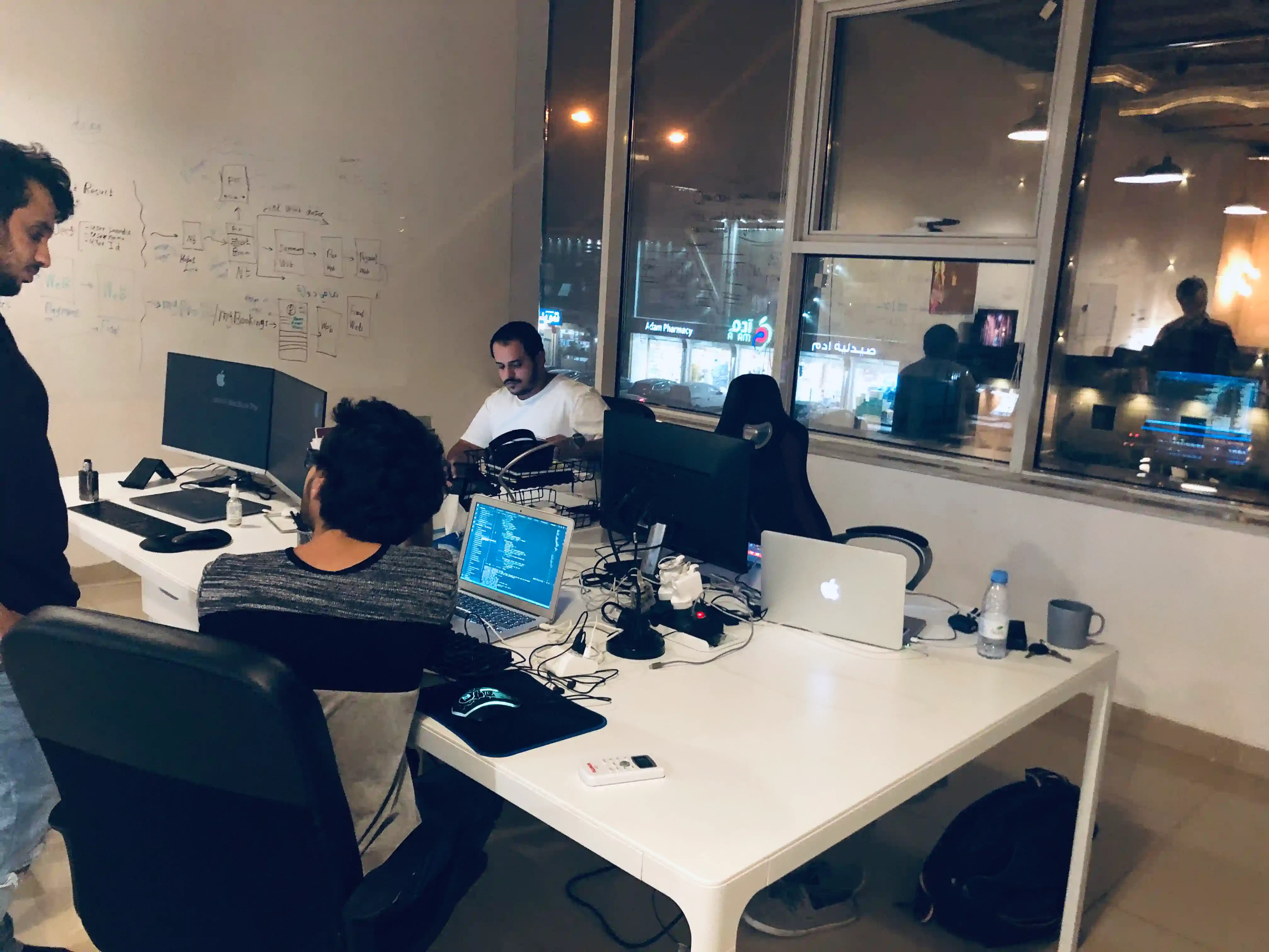 The VASTSOFT team at work in the Riyadh office