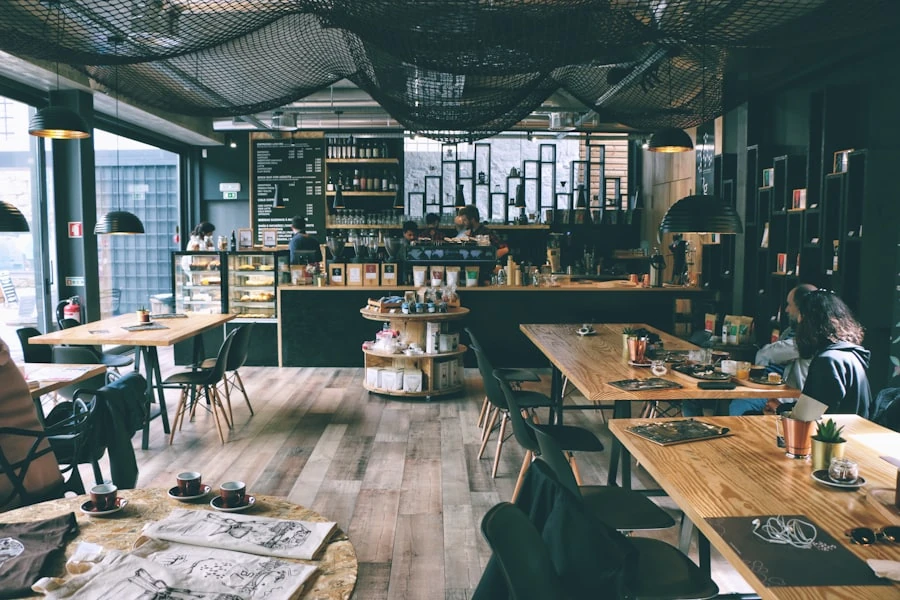 A cafe counter where customers order, the kind of venue VOrder runs